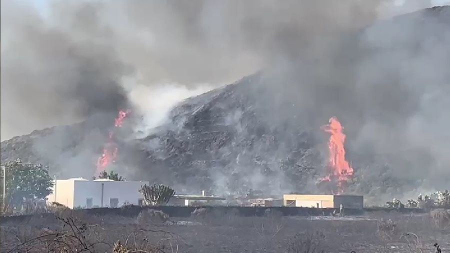 Pantelleria brucia ancora