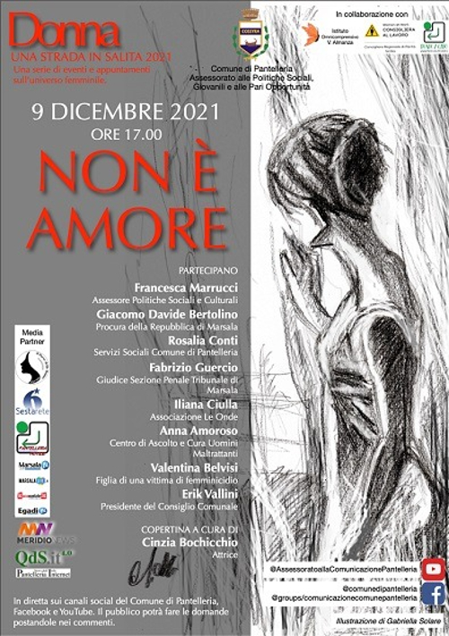 Pantelleria: questo pomeriggio la conferenza «Non è amore 2021»