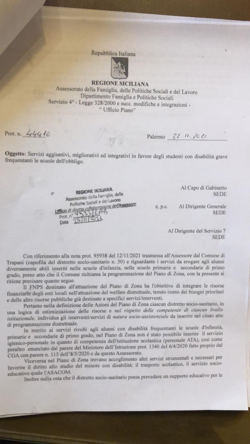 Trapani, assistenti igienico personali nelle scuole: alla fine aveva ragione Tranchida?