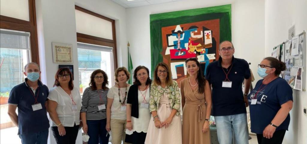Visita al Liceo Pascasino per la dottoressa Tiziana Catenazzo, dirigente dell'ambito territoriale di Trapani
