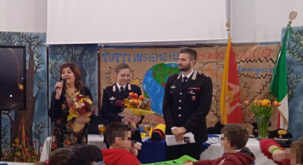 Trapani, i Carabinieri incontrano gli alunni della scuola Eugenio Pertini