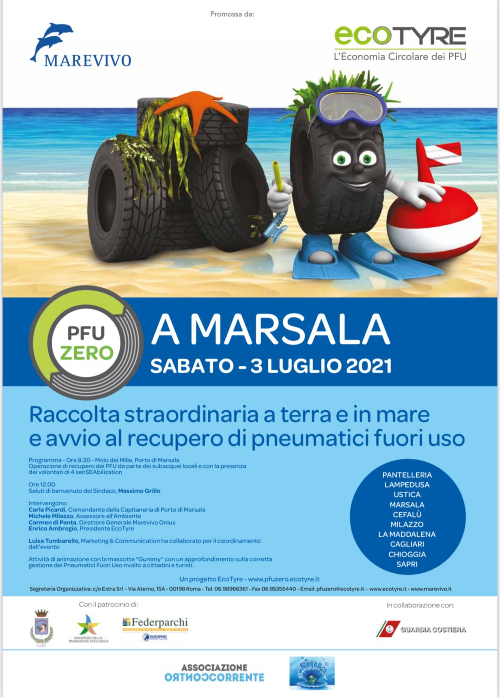 Marsala: il comune a sostegno dell'associazione Marevivo