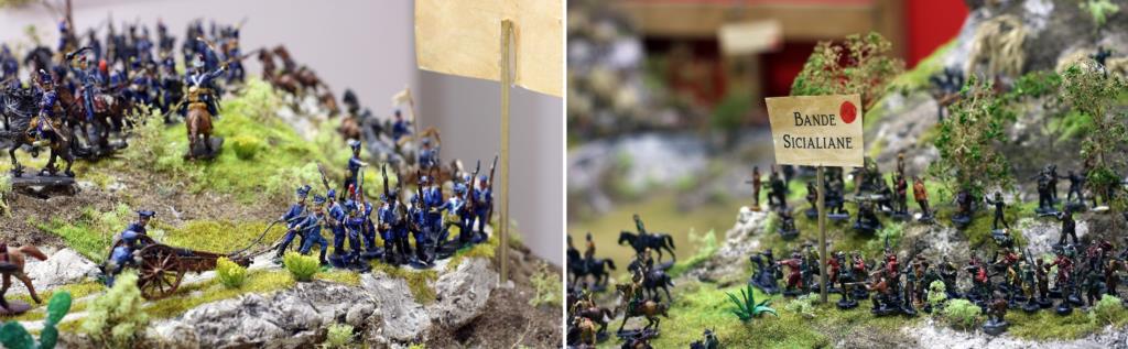 La battaglia di Calatafimi ricostruita in un plastico al museo di Pianto Romano
