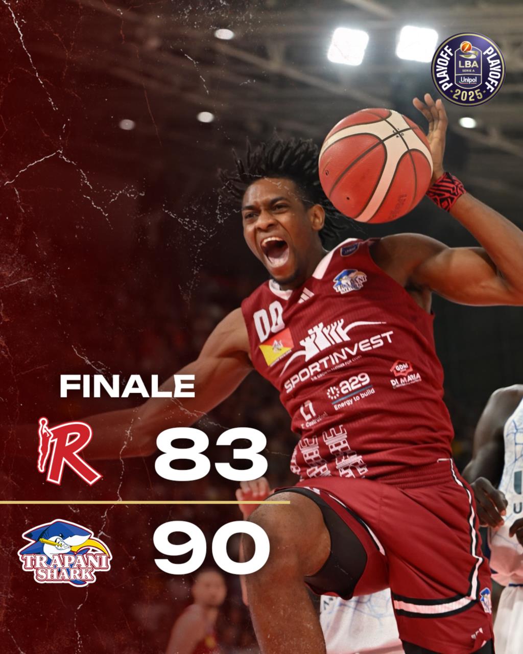 Trapani Shark chiude la serie e vola in semifinale scudetto
