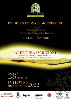 Aperte le iscirizioni per 'Montiferru', premio nazionale per l’olio d'oliva