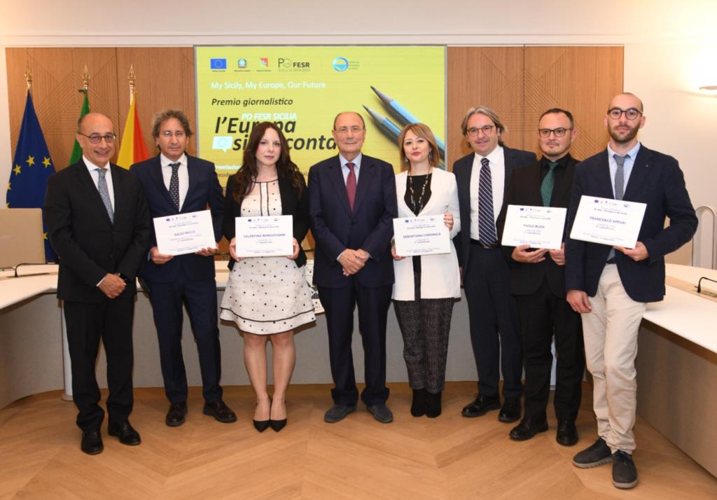 Premio giornalistico sui Fondi Ue in Sicilia, riconoscimento per sette cronisti a Palazzo d’Orléans