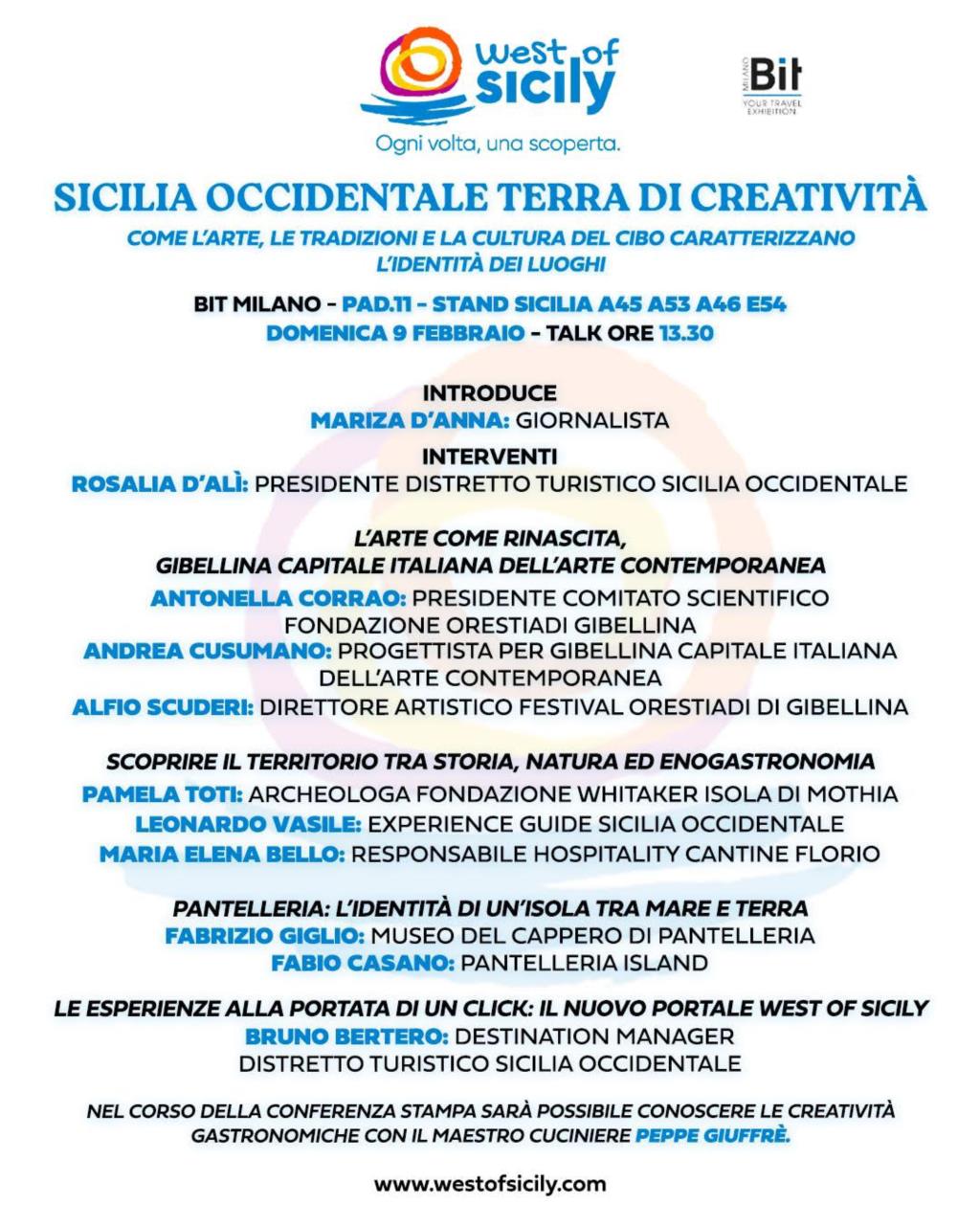 Alla Bit di Milano arte contemporanea, creatività a tavola e marketplace per rilanciare la Sicilia Occidentale