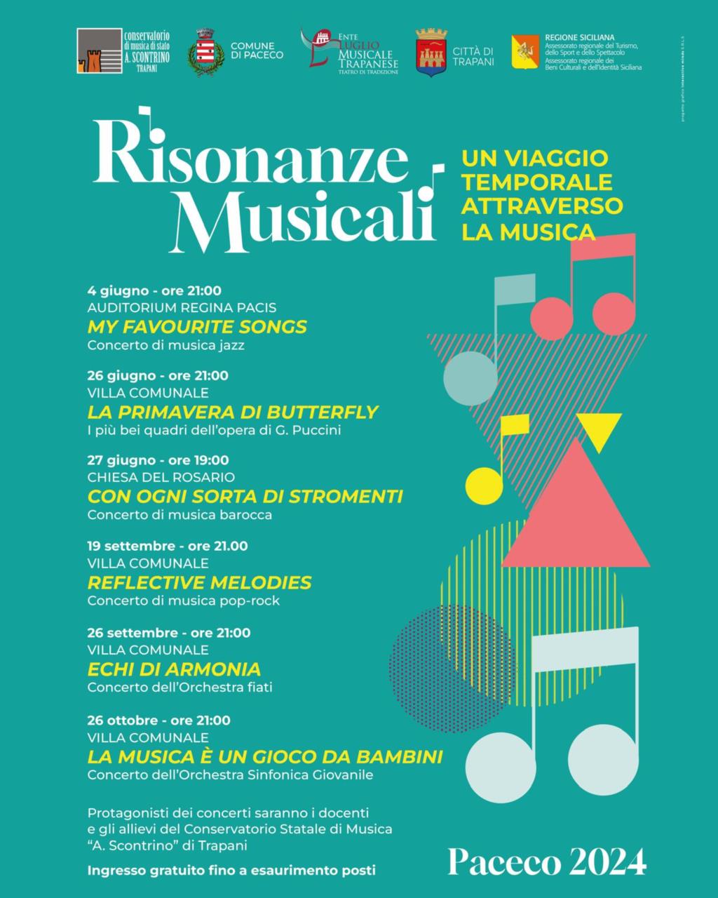 Paceco, presentata la rassegna di concerti “Risonanze musicali”