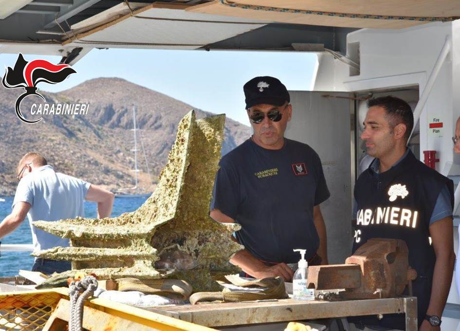 Recuperato un rostro di bronzo al largo di Levanzo (VIDEO)