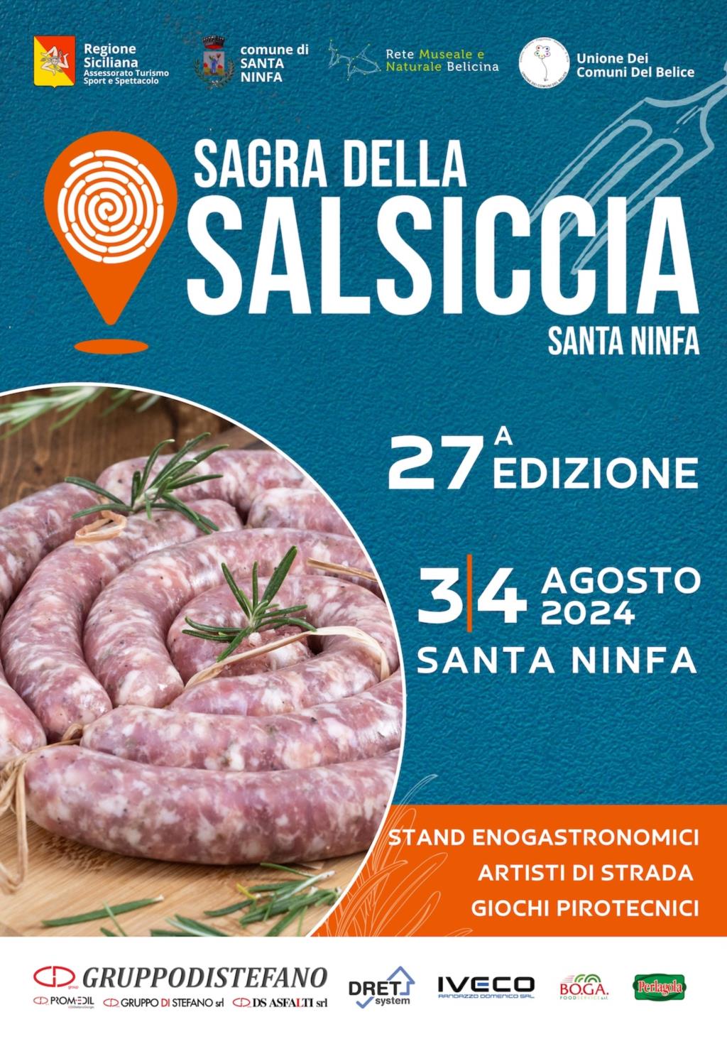 A Santa Ninfa la XVII edizione della Sagra della Salsiccia