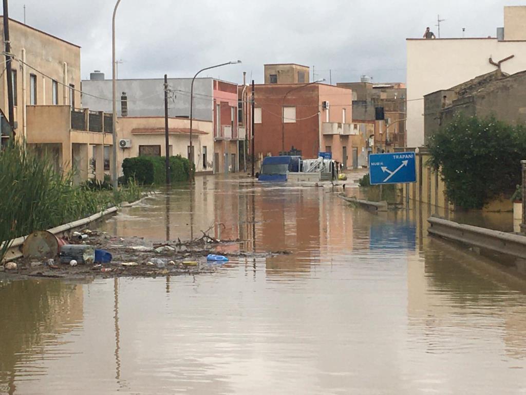 Alluvione a Misiliscemi, appello alle persone evacuate