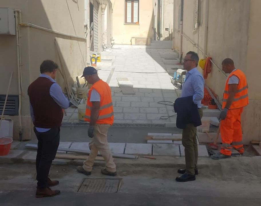 Valderice, prosegue spedito il restyling del centro storico di San Marco