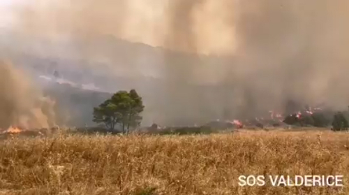 Ancora fiamme nel trapanese: brucia il Bosco Scorace
