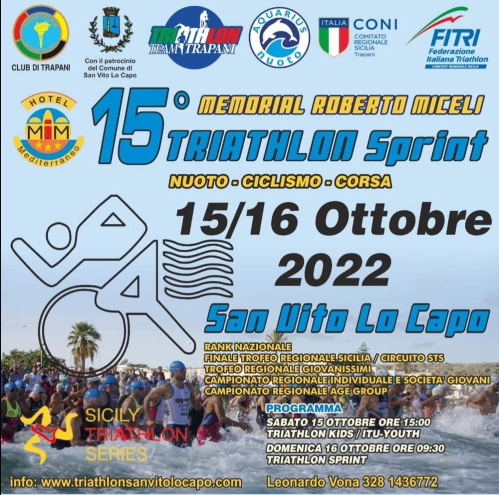 Thriatlon: tutto pronto per la 15° Edizione del Memorial Roberto Miceli