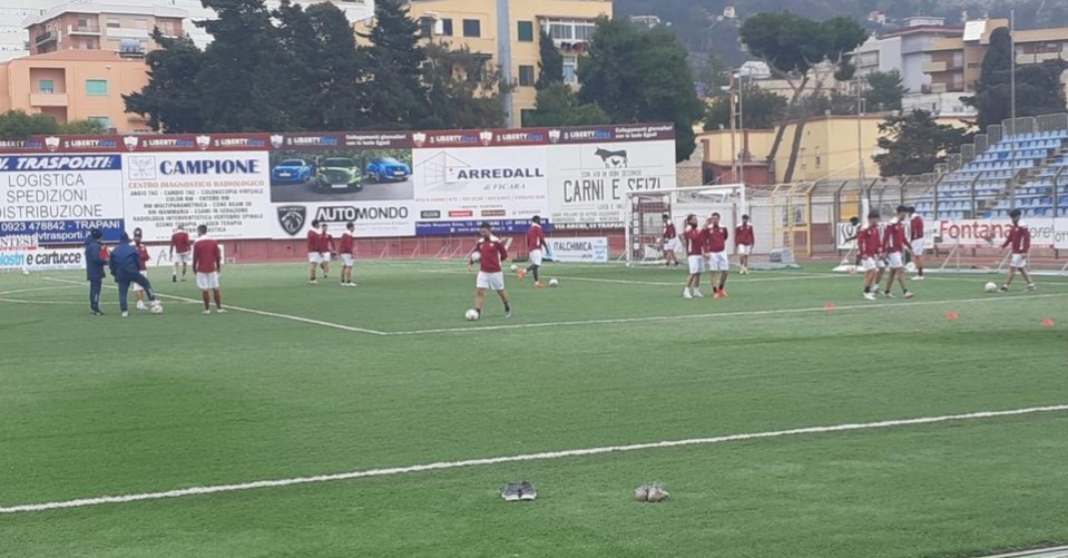 Trapani Calcio: ultimi allenamenti prima della trasferta contro il Santa Maria Cilento