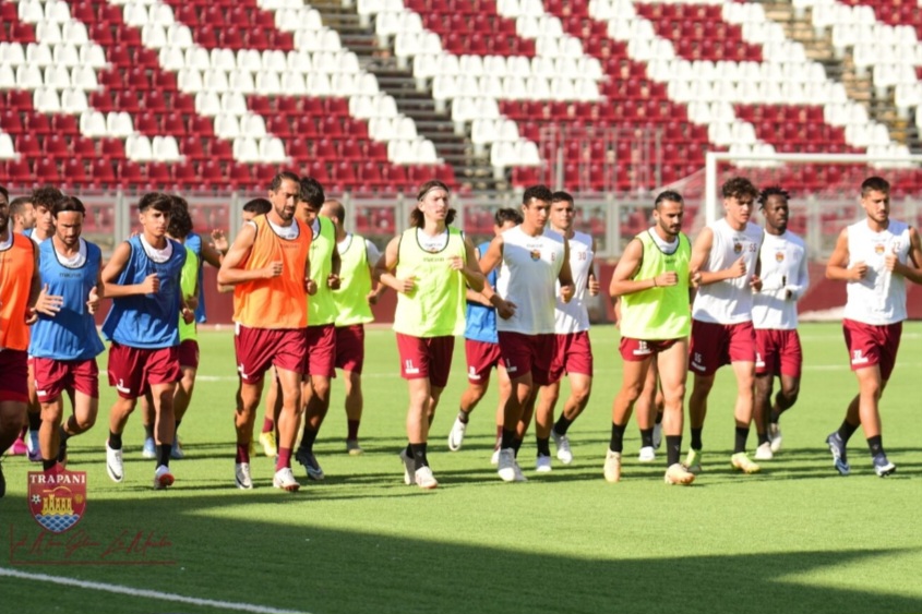 Trapani Calcio: ripresi gli allenamenti dopo la Coppa