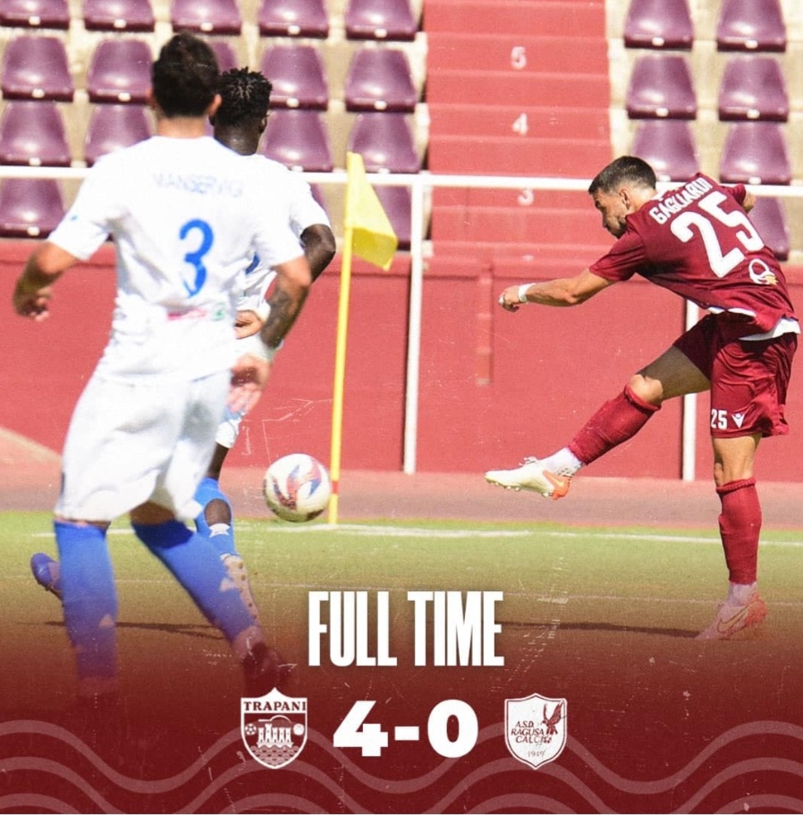Trapani Calcio: buona la prima, Ragusa battuto per 4-0