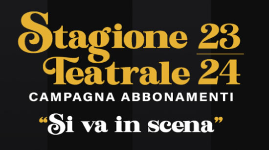 Il programma della stagione teatrale 23|24 del cineteatro Ariston