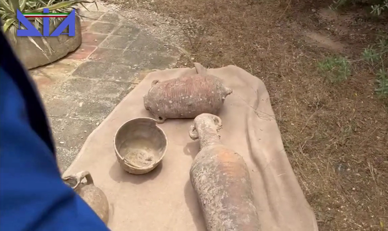Sequestrati beni archeologici ad un uomo ritenuto vicino a Messina Denaro (VIDEO)