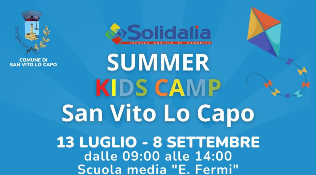 San Vito, al via oggi il 'Solidalia Summer Kids Camp'