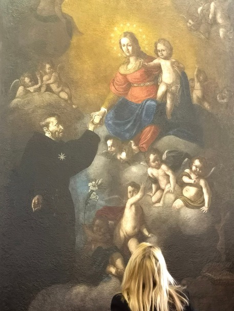 Belice, tela restaurata ritorna esposta in chiesa