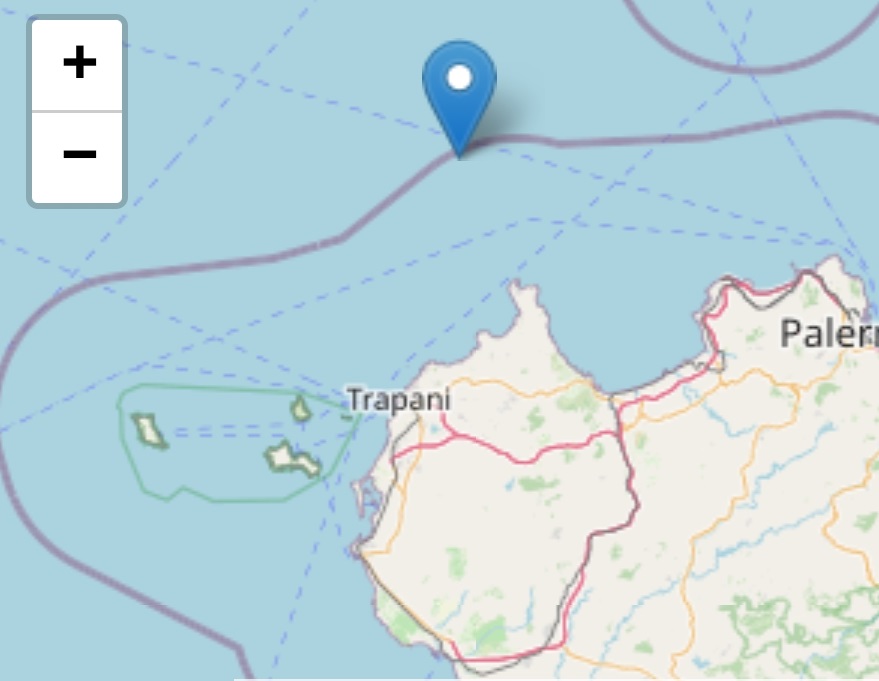 La terra trema: tre scosse tra San Vito e Palermo