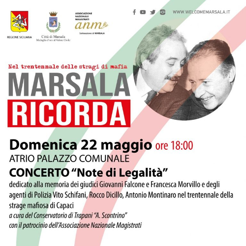 A Marsala il concerto «Note di legalità»
