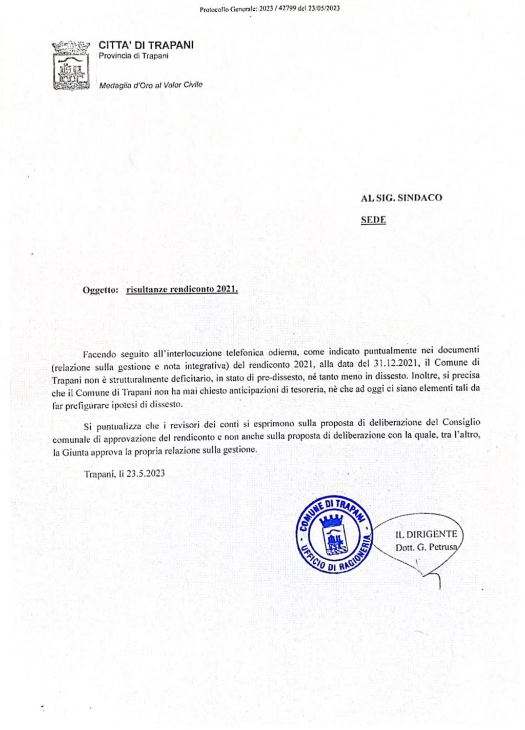 Trapani, bilancio consuntivo 2021 approvato: le spiegazioni ufficiali