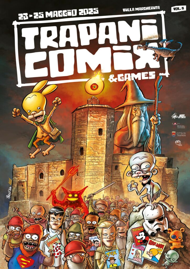 La 6a edizione del Trapani Comix & Games pronta a conquistare la città con fumetti, videogames, cosplay e grandi ospiti