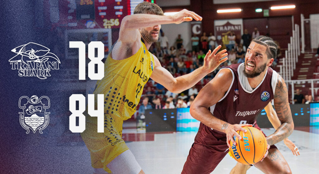 Trapani-Tenerife 78-84, esordio in BCL per gli Sharks