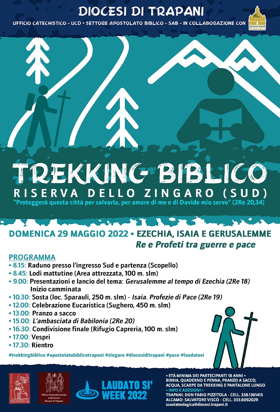 Trekking con la Bibbia a San Vito per meditare tra guerra e pace