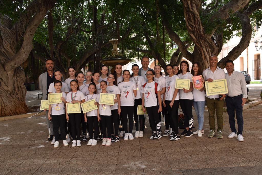 Il Sindaco Grillo ha premiato gli atleti del Twirling per i brillanti risultati