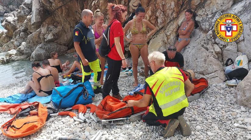 Zingaro, soccorsa turista marchigiana