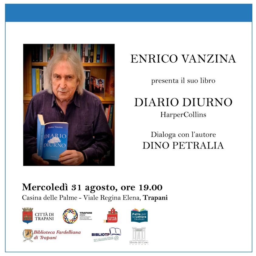 Enrico Vanzina domani sera a Trapani