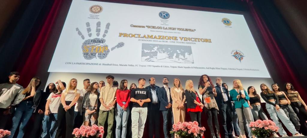 Trapani, ecco i vincitori del concorso “Scelgo la non violenza”