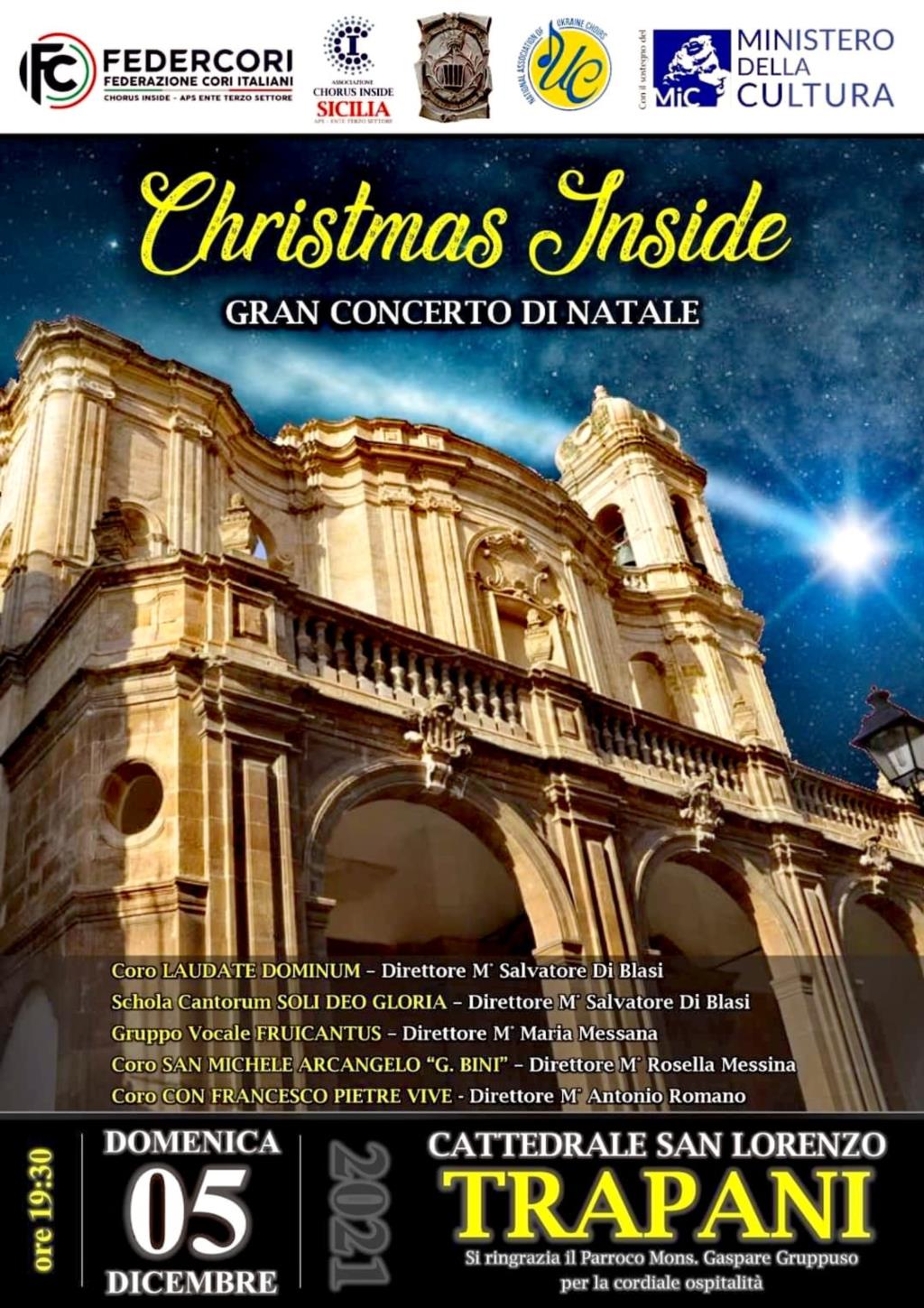Gran concerto di Natale in Cattedrale a Trapani