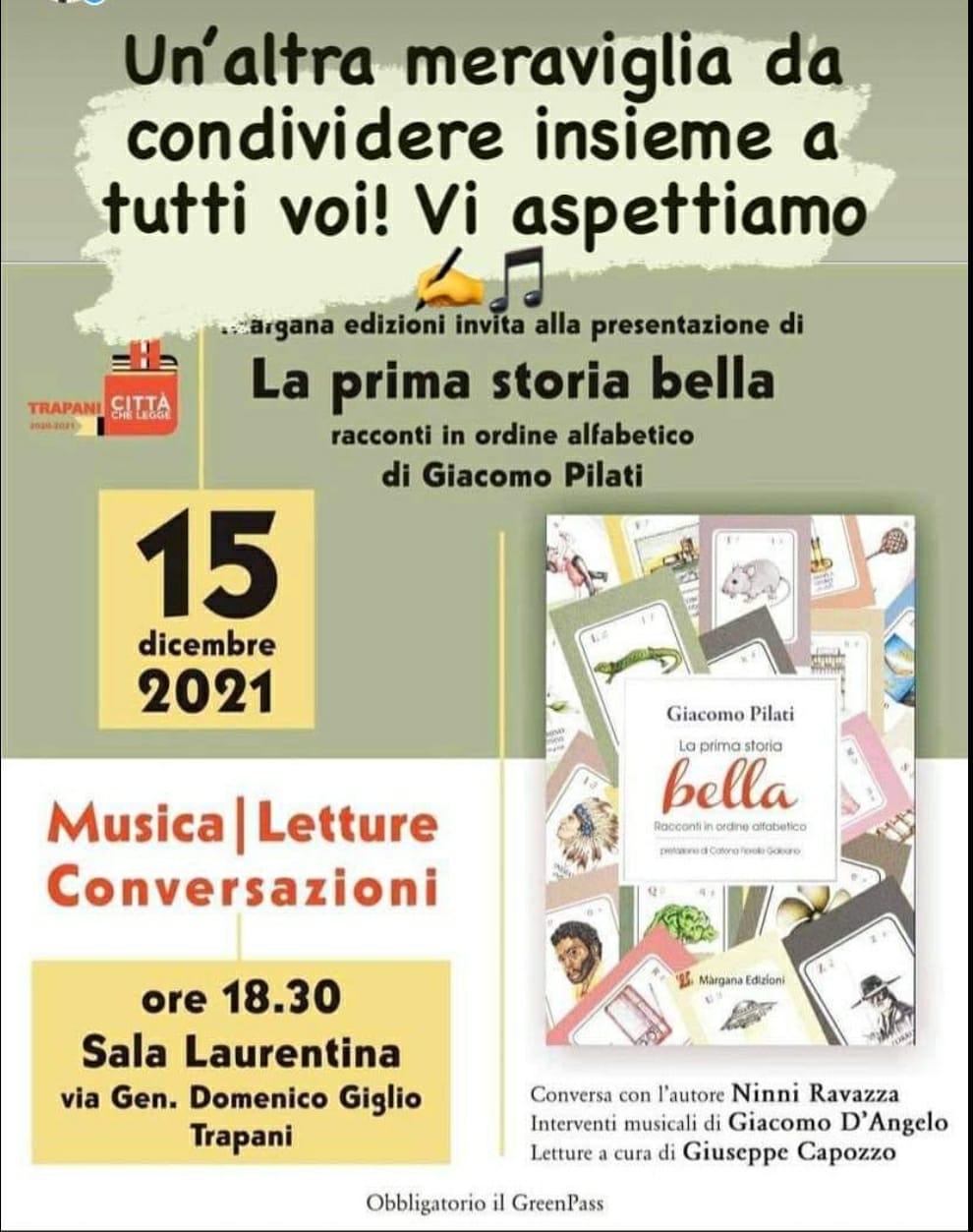 Letture, racconti e musica per 
