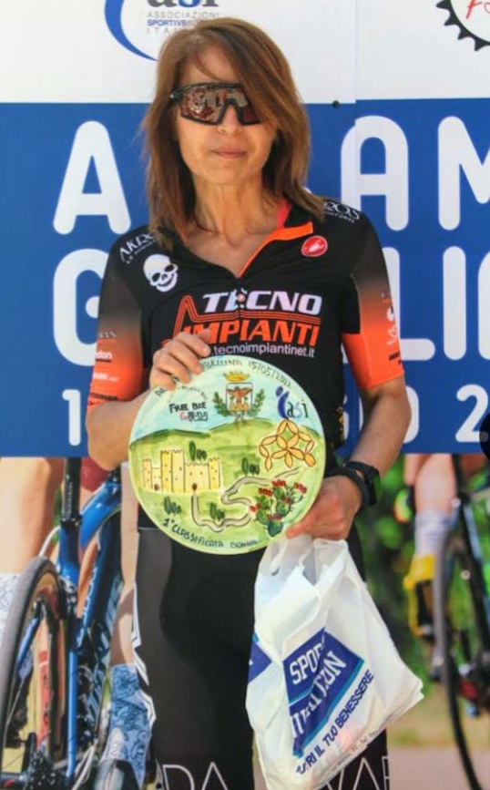 La ciclista Ilaria Guarnotta vince la gara Alcamo-Gibellina