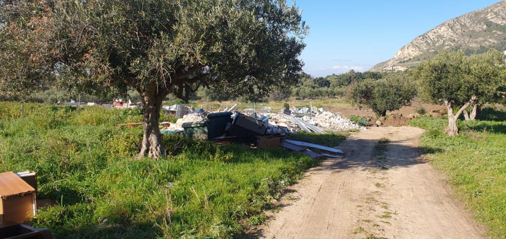 Erice, scoperta discarica a cielo aperto in contrada Rigaletta-Milo